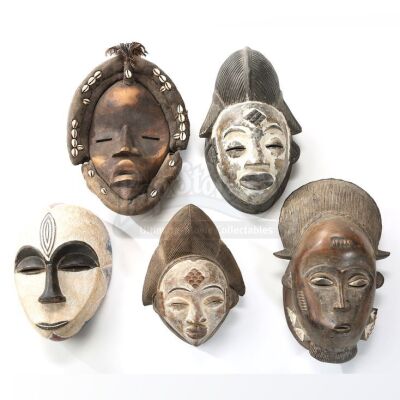Five Cullen House Wall Masks